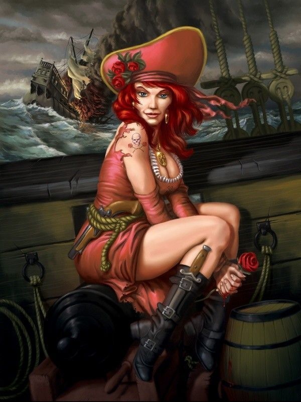 pirate rousse